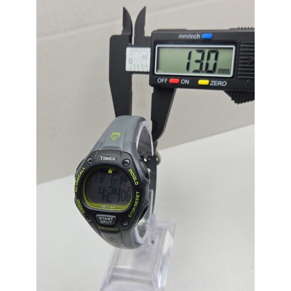 Timex Ironman Classic 30 Womens 34mm Gray Green Digital Sports Watch New Battery main image 6